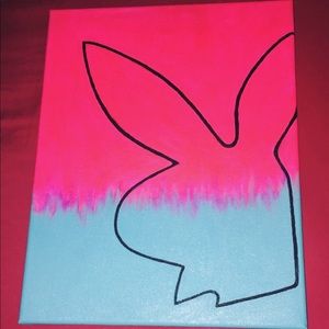 Playboy acrylic painting